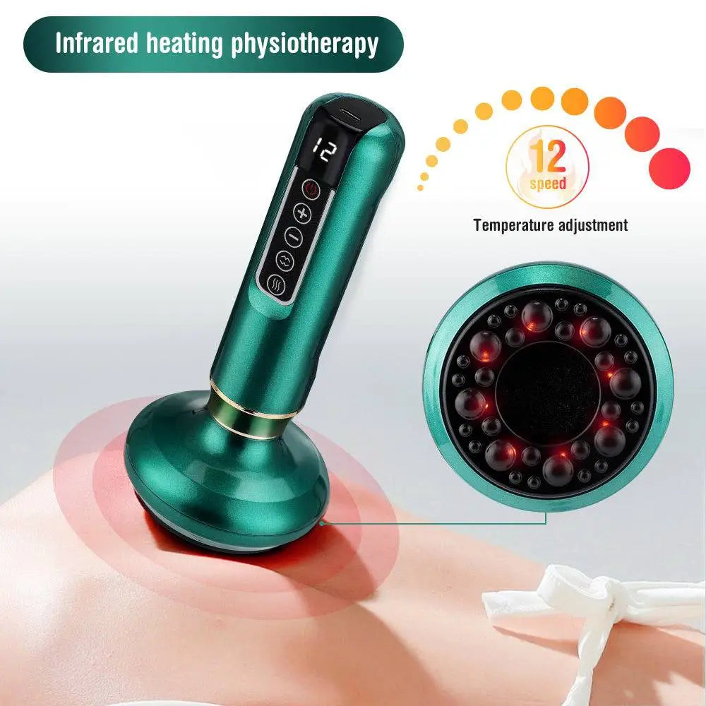 Electric Vacuum Cupping Massager and Gua Sha Device