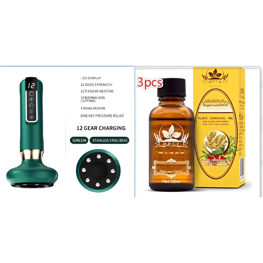 Electric Vacuum Cupping Massager and Gua Sha Device